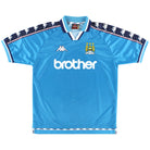 1997-99 Manchester City Home Shirt L Football Shirt