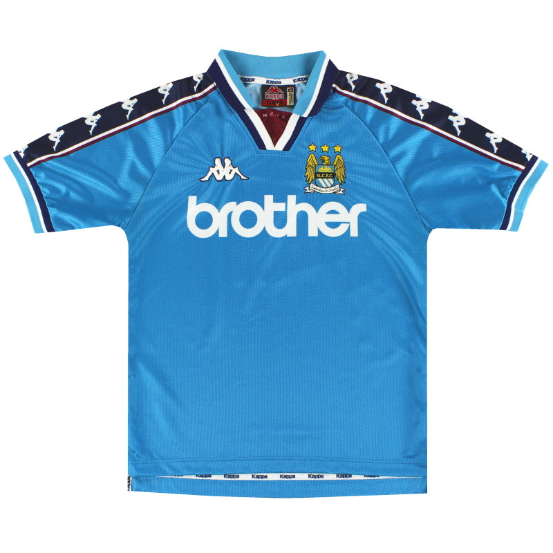 1997-99 Manchester City Kappa Home Shirt XL.Boys | Vintage