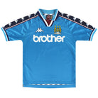 1997-99 Manchester City Kappa Home Shirt XL.Boys Football Shirt