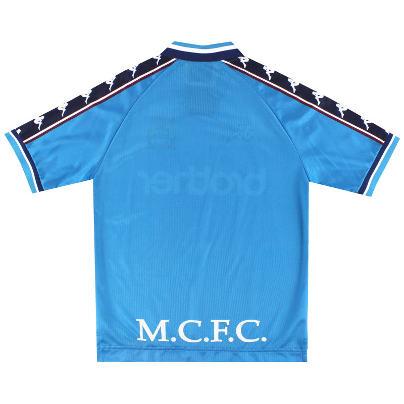 1997-99 Manchester City Kappa Home Shirt L | Vintage Football Shirts