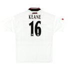 1997-99 Manchester United Umbro Away Shirt Keane #16 L Football Shirt