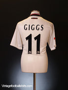 1997-99 Manchester United Away Shirt Giggs #11 L Football Shirt