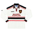 1997-99 Manchester United Umbro Away Shirt L/S L Football Shirt