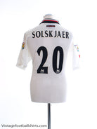 1997-99 Manchester United 'Champions' Away Shirt Solskjaer #20 L Football Shirt