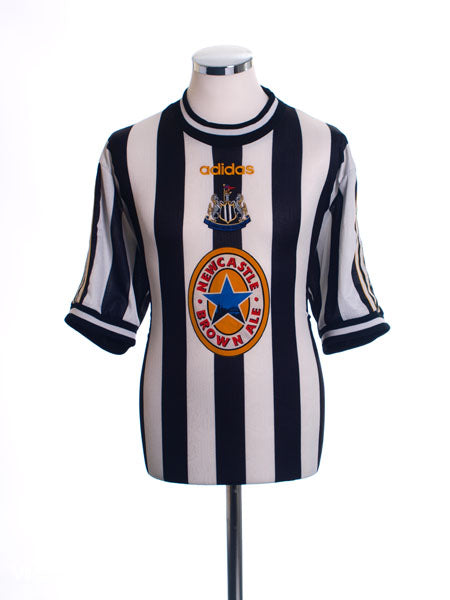 1997-99 Newcastle Home Shirt Shearer #9 L | Vintage Football Shirts