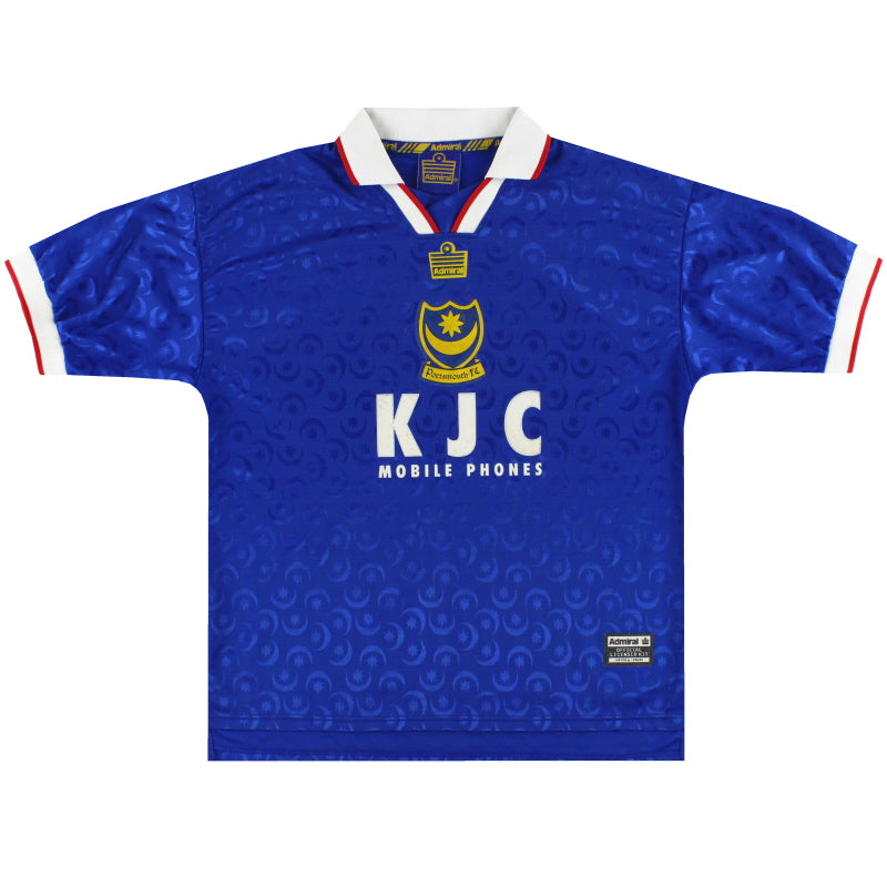 1997-99 Portsmouth Admiral Home Shirt L Football Shirt