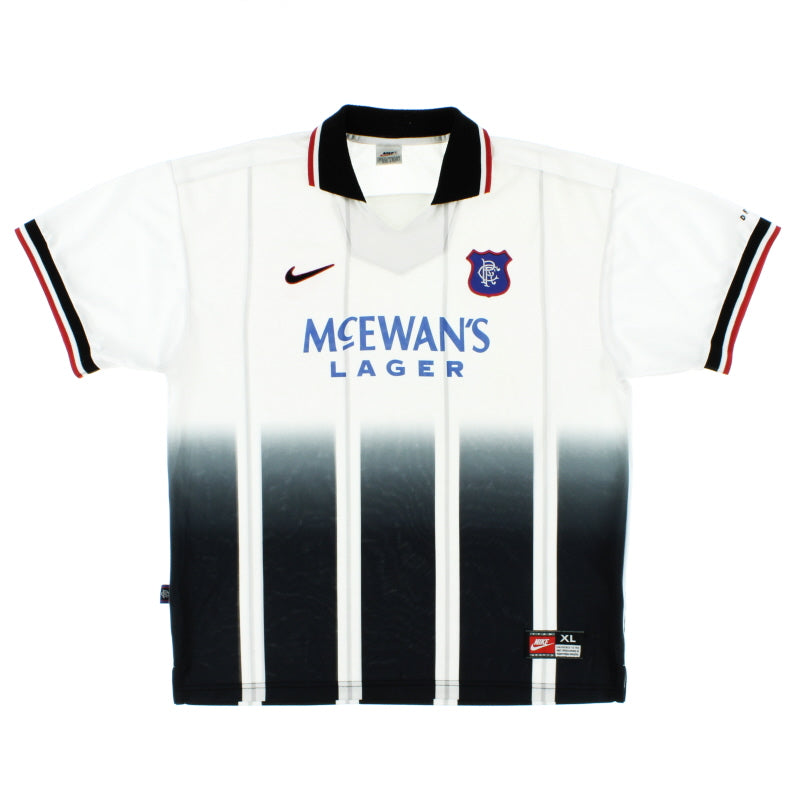1997-99 Rangers Away Shirt XL Football Shirt