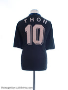 1997-99 Schalke Away Shirt Thon #10 L Football Shirt