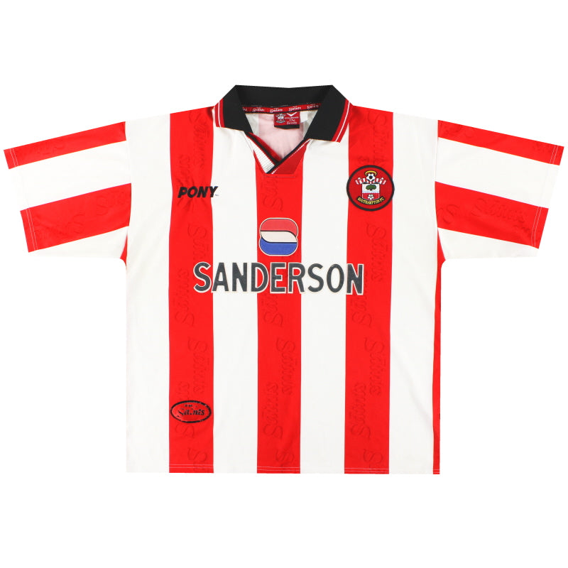 1997-99 Southampton Pony Home Shirt XL | Vintage Football Shirts