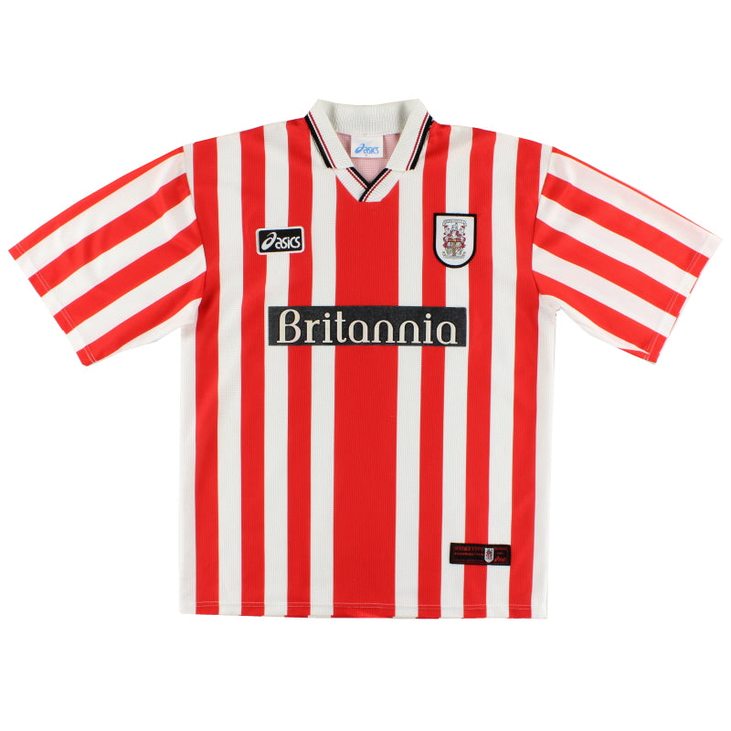 1997-99 Stoke City Asics Home Shirt XL Football Shirt