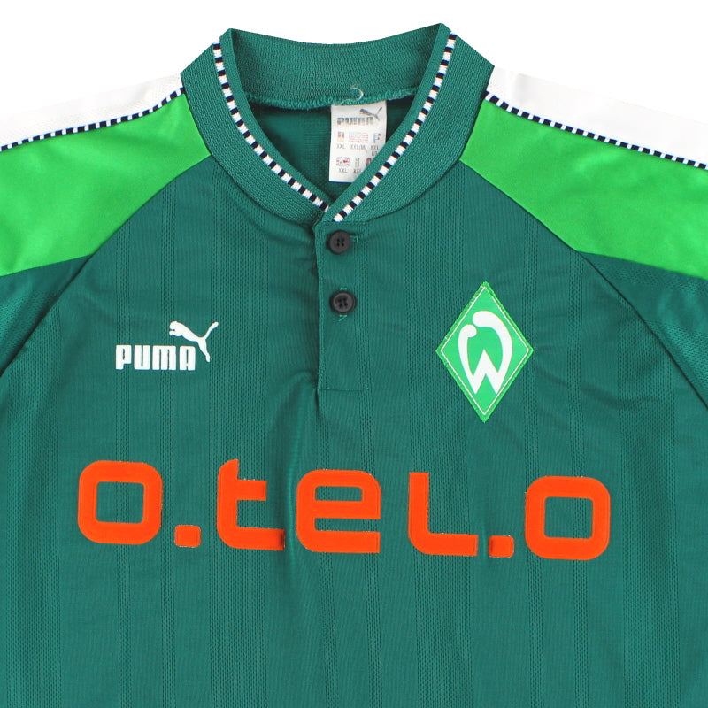 激レア ブレーメン ヘルツォーク L PUMA 97-99 Bremen 1997-99 Werder Bremen Puma Home Shirt *Mint* XXL | Vintage