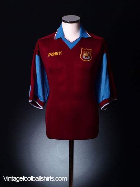 1997-99 West Ham Home Shirt Ferdinand #15 XL | Vintage Football Shirts