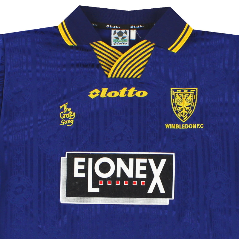 1997-99 Wimbledon Lotto Home Shirt *As New* S | Vintage Football