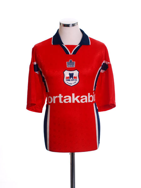 1997-99 York City Home Shirt XL Football Shirt