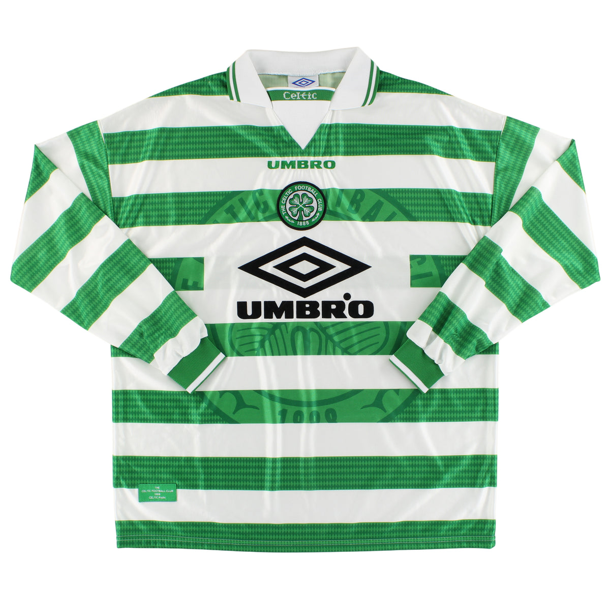 1997-99 Celtic Umbro Home Shirt L/S XXL