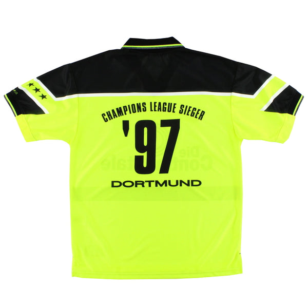 1997 Borussia Dortmund Nike 'Champions League Sieger' Home Shirt L