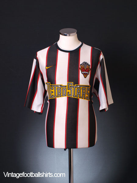 1997 Metrostars Away Shirt M Football Shirt