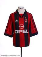 1998-00 AC Milan Home Shirt *BNWT* L Football Shirt