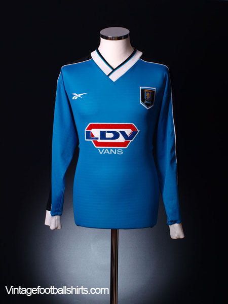 1998-00 Aston Villa Away Shirt L/S M Football Shirt