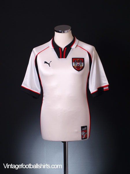 1998-00 Austria Home Shirt S Football Shirt