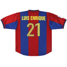 1998-00 Barcelona Nike Home Shirt Luis Enrique #21 XL Football Shirt