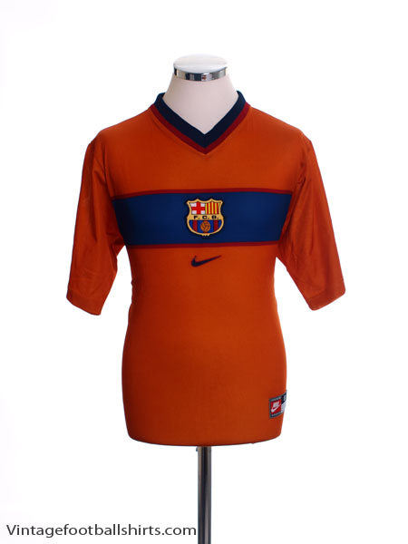1998-00 Barcelona Third Shirt M Football Shirt
