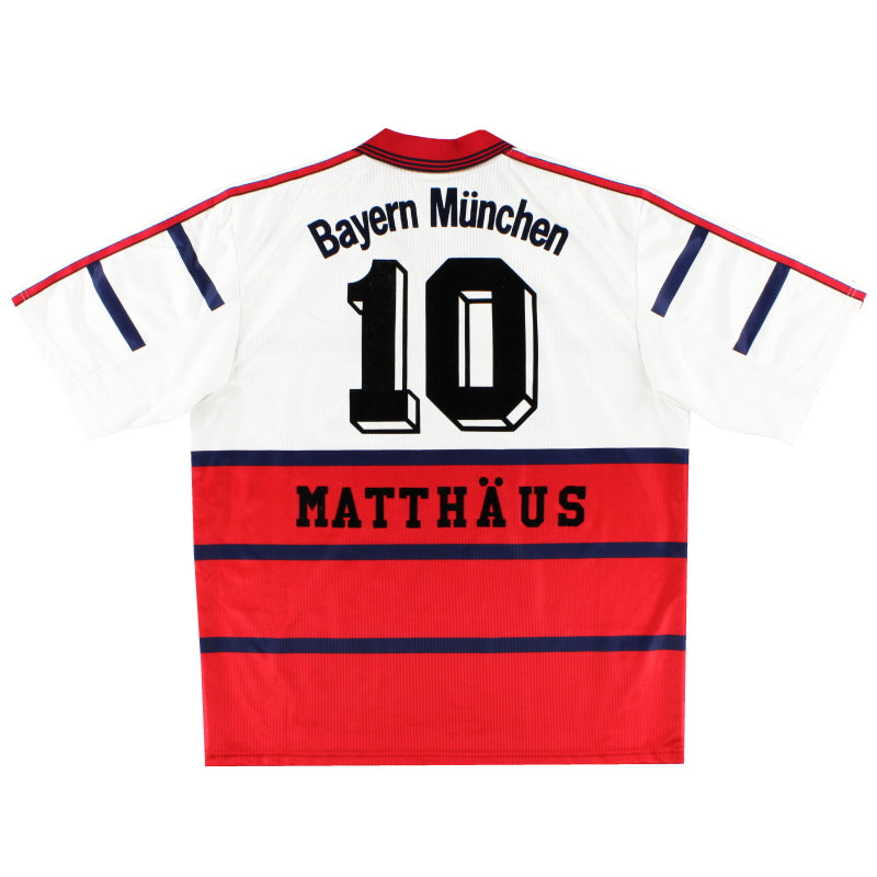1998-00 Bayern Munich Away Shirt Matthaus #10 XL Football Shirt
