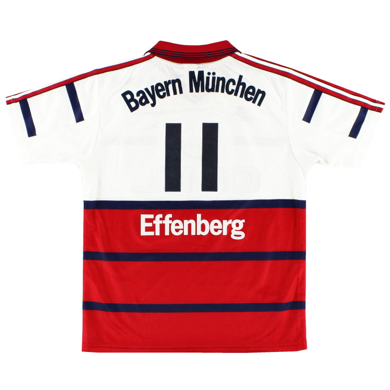 1998-00 Bayern Munich Away Shirt Effenberg #11 S Football Shirt