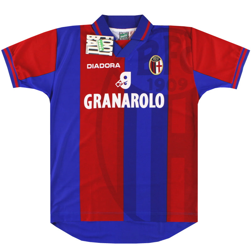 1998-00 Bologna Diadora Home Shirt *w/tags* L Football Shirt