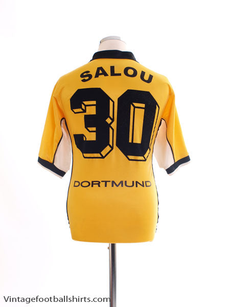 1998-00 Borussia Dortmund Home Shirt Salou #30 M Football Shirt