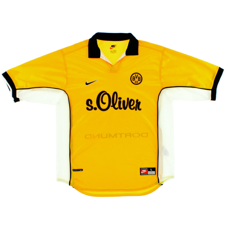 1998-00 Borussia Dortmund Home Shirt L Football Shirt
