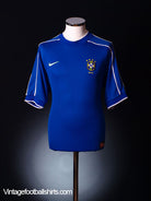 1998-00 Brazil Away Shirt L Football Shirt