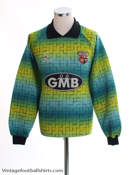 1998-00 Brentford Goalkeeper Shirt L Football Shirt