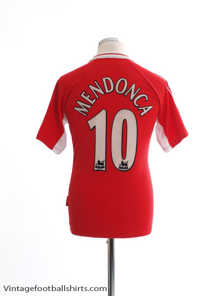 1998-00 Charlton Home Shirt Mendonca #10 M Football Shirt