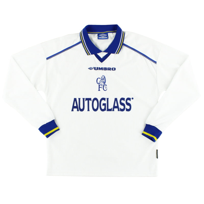 1998-00 Chelsea Umbro Away Shirt #18 L/S XL Football Shirt