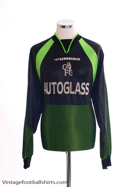 1998-00 Chelsea Goalkeeper Shirt L Football Shirt