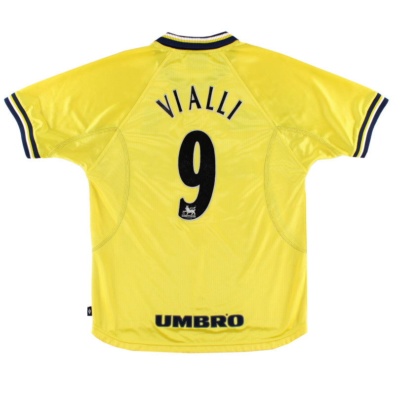 1998-00 Chelsea Third Shirt Vialli #9 M Football Shirt