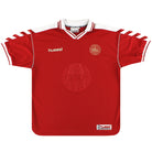 1998-00 Denmark Hummel Home Shirt #10 XL Football Shirt