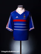 1998-00 France Home Shirt S Football Shirt