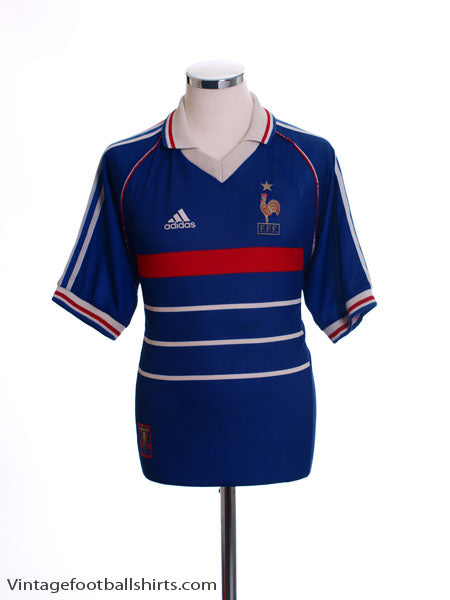 1998 00 France Home Shirt S