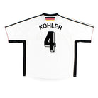 1998-00 Germany Home Shirt Kohler #4 XXL Football Shirt