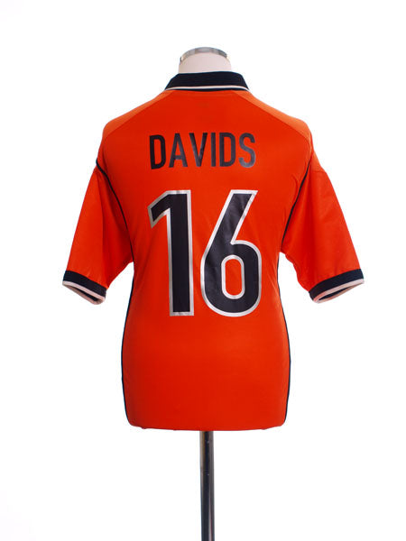 1998-00 Holland Home Shirt Davids #16 L Football Shirt