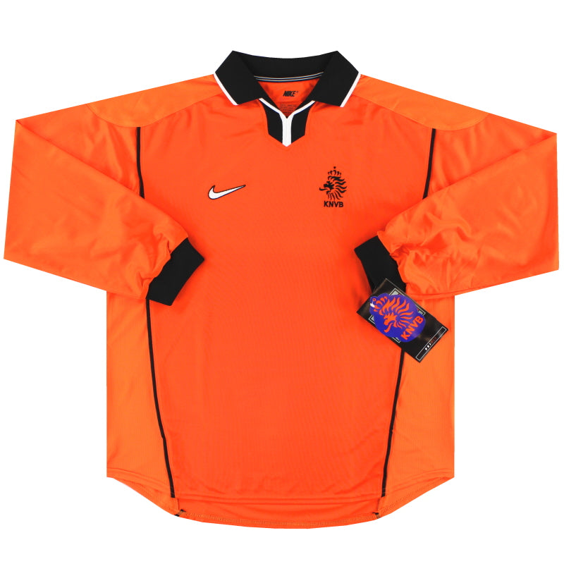 1998-00 Holland Nike Player Issue Home Shirt L/S *w/tags* XL Football Shirt