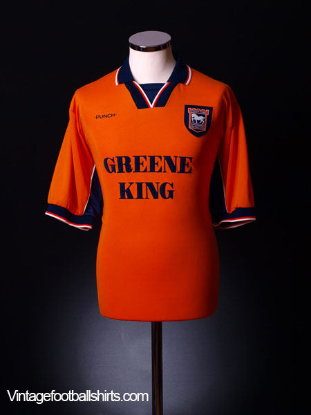 1998-00 Ipswich Away Shirt L | Vintage Football Shirts