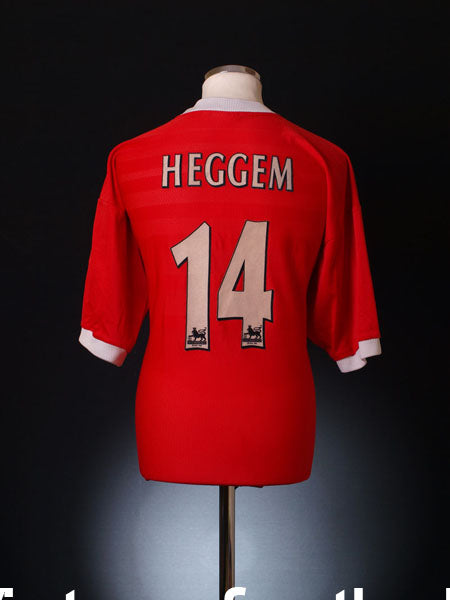 1998-00 Liverpool Home Shirt Heggem #14 XL Football Shirt