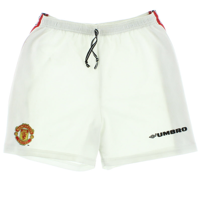 1998-00 Manchester United Home Shorts Y Football Shorts