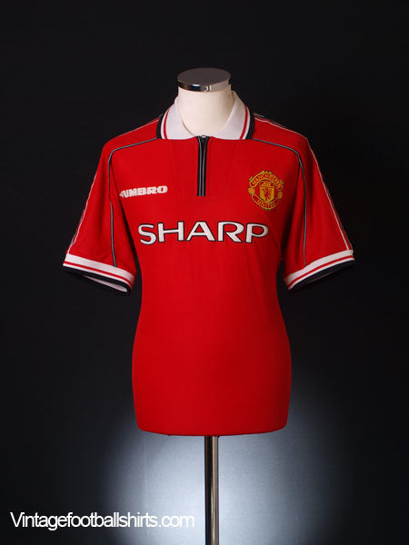 1998-00 Manchester United Home Shirt XL.Boys Football Shirt