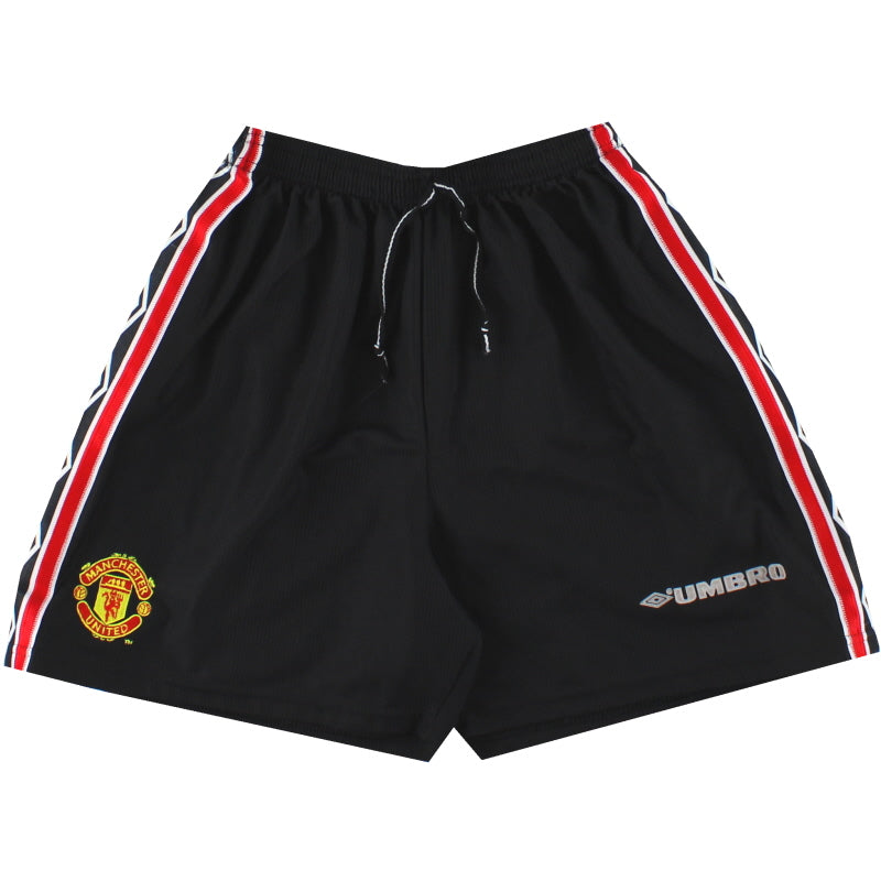 1998-00 Manchester United Umbro Home Shorts S Football Shorts