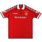 1998-00 Manchester United Umbro 'Champions' Home Shirt XL Football Shirt