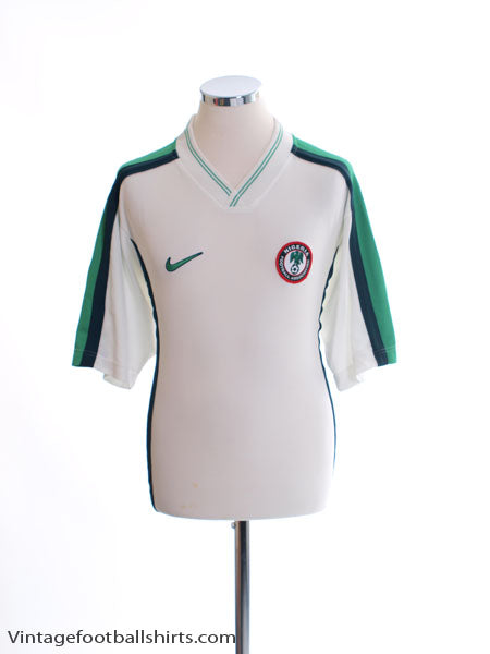 1998-00 Nigeria Away Shirt M Football Shirt